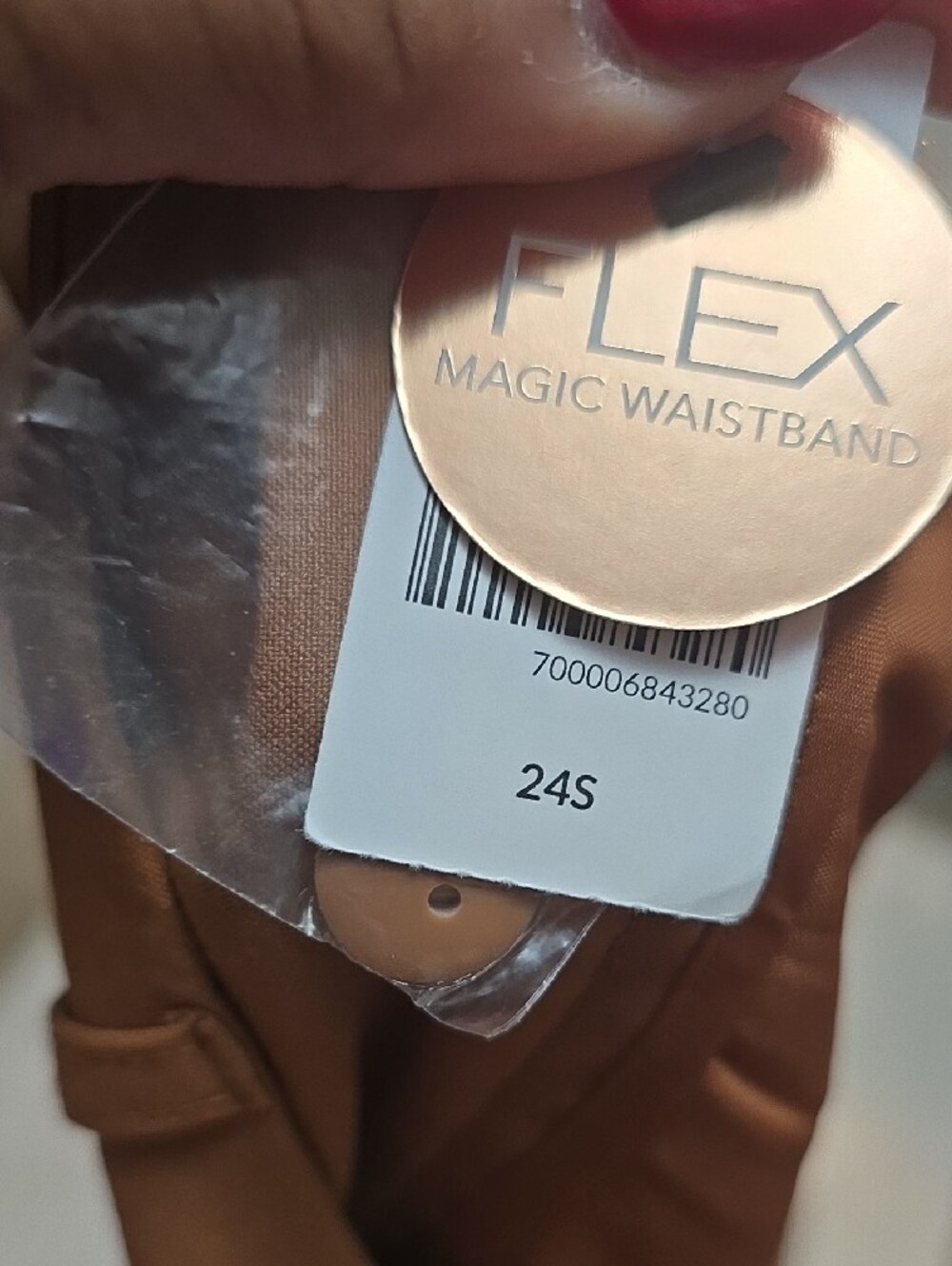 Lane Bryant | Women's | Rust Brown | Wide Leg | High Rise Dress Pants | Size 24S - Picture 7 of 7